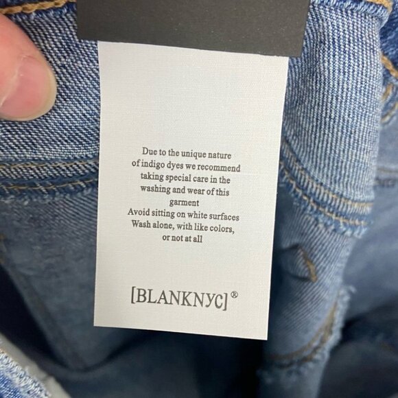 NWT Blank NYC Kick Flare Vandam Jeans Dance Off Size 29 High Rise Denim New Jean - Picture 8 of 12